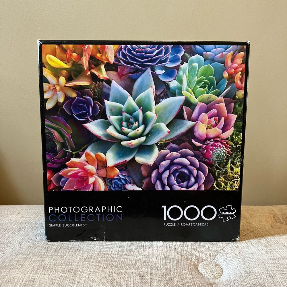Buffalo Games Simple Succulent 1000 Piece Jigsaw Puzzle